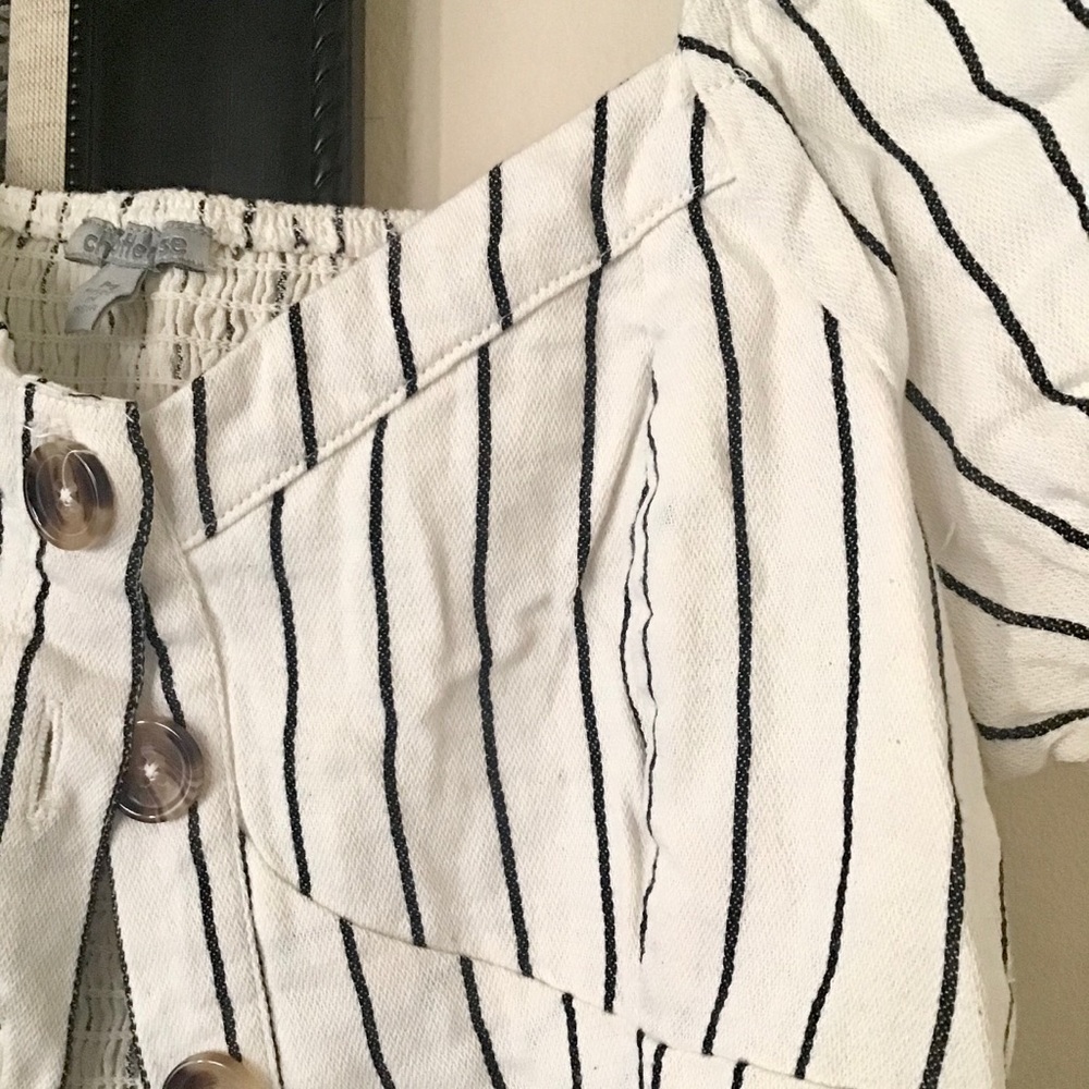 Striped crop top - Picture 2 of 5